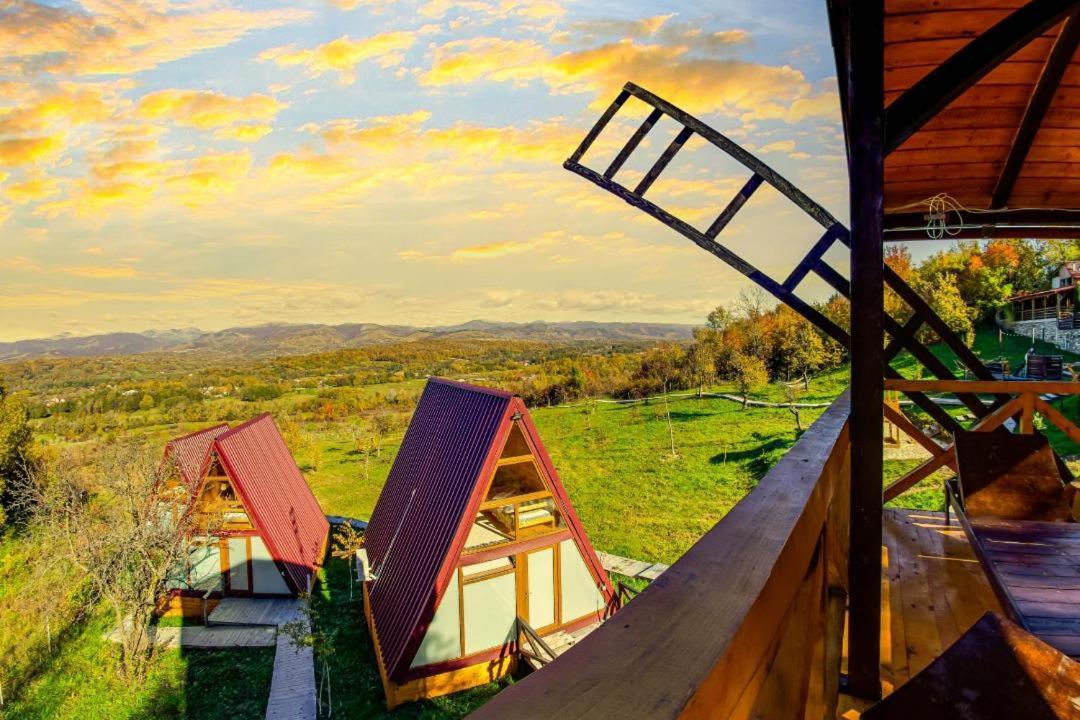 Отель Pensiunea La Maria Lu' Sandoiu Poenari Экстерьер фото