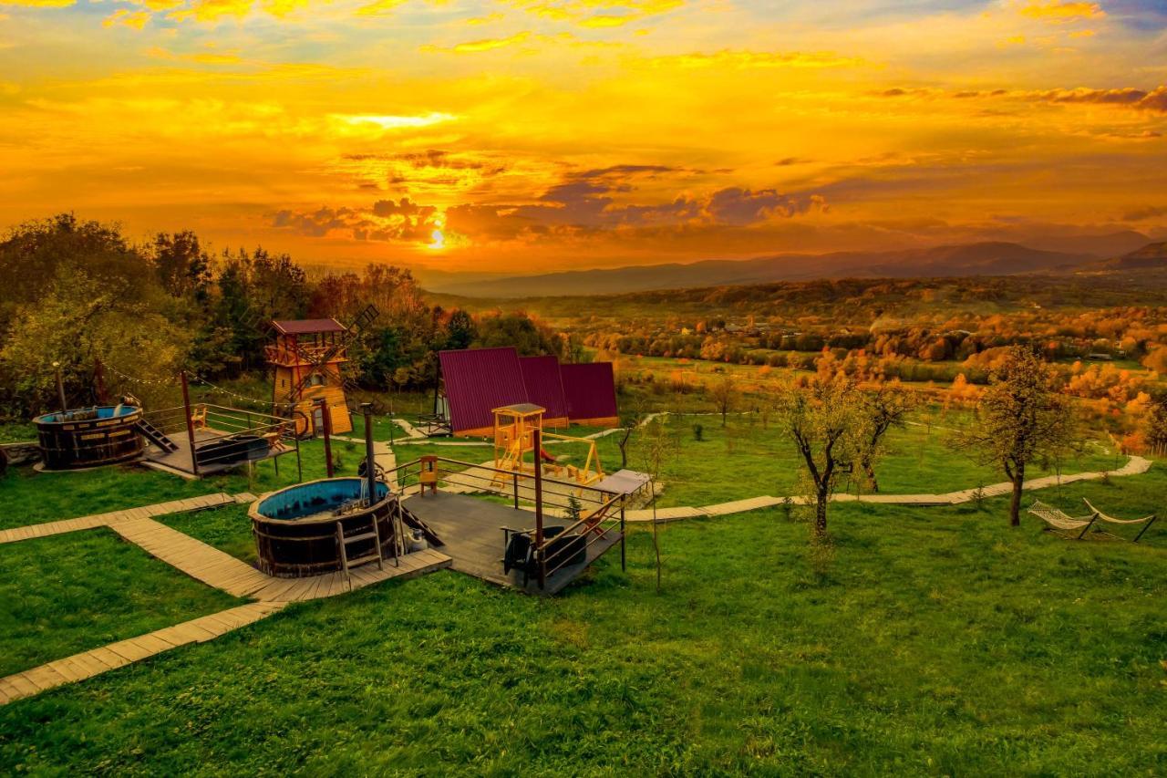 Отель Pensiunea La Maria Lu' Sandoiu Poenari Экстерьер фото
